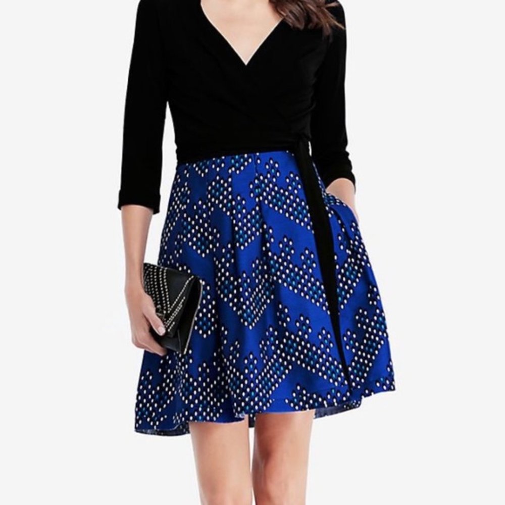 DVF Jewel Wrap Dress